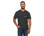 French Connection Men's Crewneck Graphic Tee / T-Shirt / Tshirt - Charcoal Heather