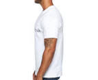 French Connection Men's Crewneck Graphic Tee / T-Shirt / Tshirt - Bright White