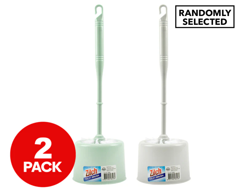 2 x Zilch Basic Toilet Brush - Randomly Selected