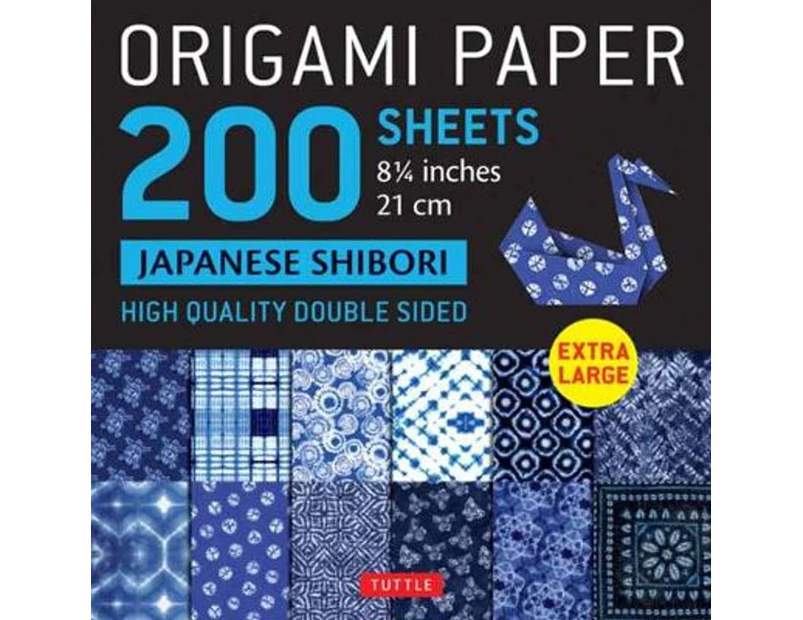 Origami Paper 200 sheets Japanese Shibori 8 1/4" (21 cm) : Origami Paper 200 sheets Japanese Shibori 8 1/4" (21 cm)