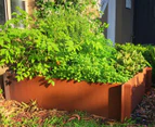 Greenlife 60x60x45cm Garden Bed - Rust Patina