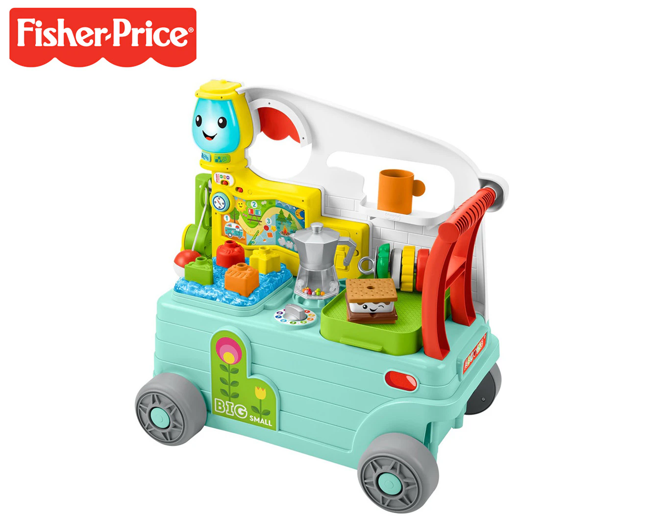 Fisher-Price Laugh & Learn 3-in-1 On-the-Go Camper Toy