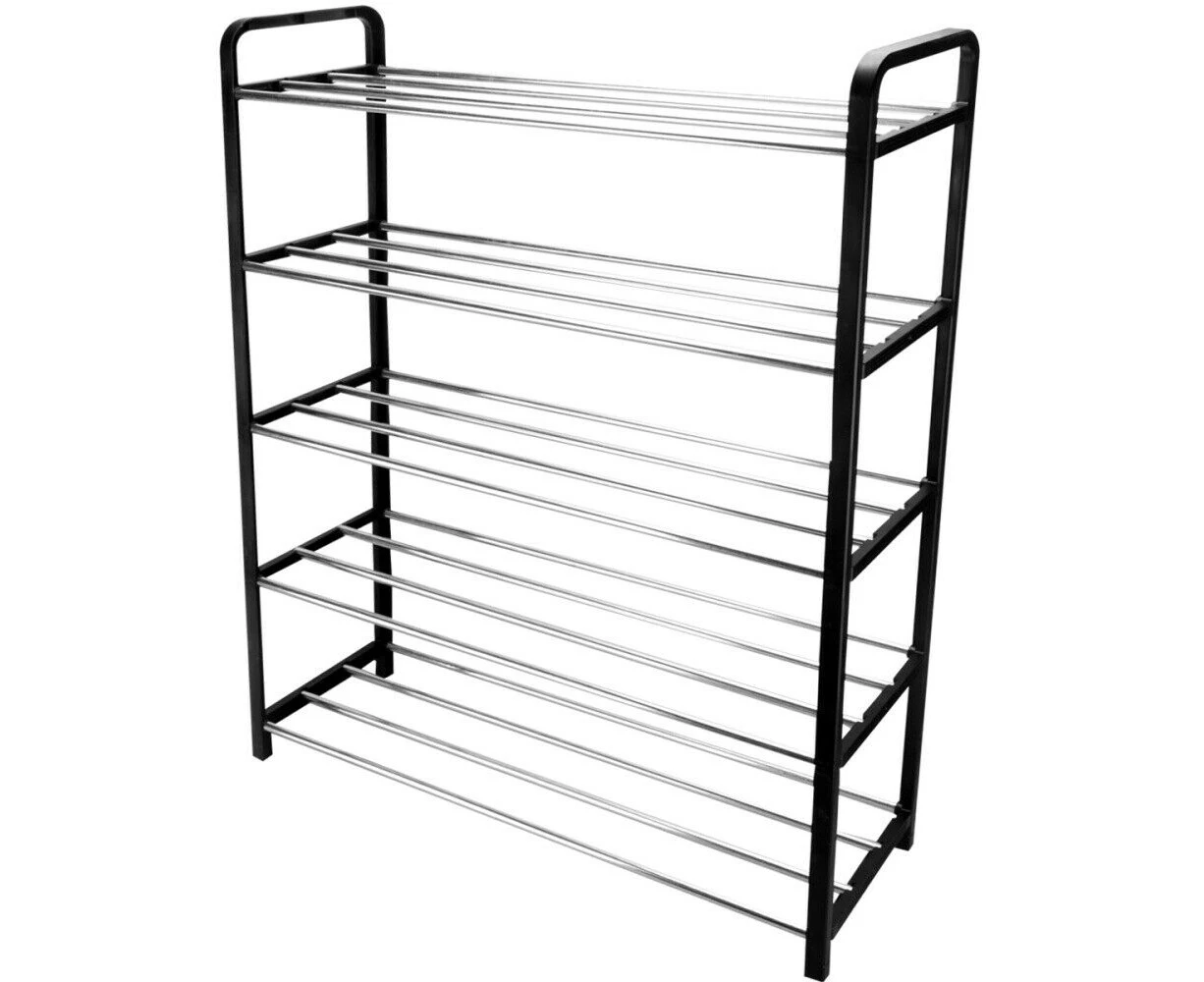 Shoe Rack Storage Organizer Shelf Stand Shelves 5 Tiers Layers