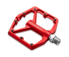 Rockbros-Mountain Bike Pedals MTB Pedals Bicycle Flat Pedals Aluminum 9/16" Sealed Bearing - Red
