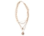 AC-LAB Multi-Layered Charm Necklace - Gold 1