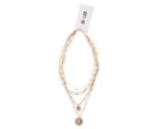 AC-LAB Multi-Layered Charm Necklace - Gold 2