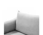 Cloud Lounge Indoor Fabric Chaise Lounge - Light Grey - Fabric Chaise Lounges