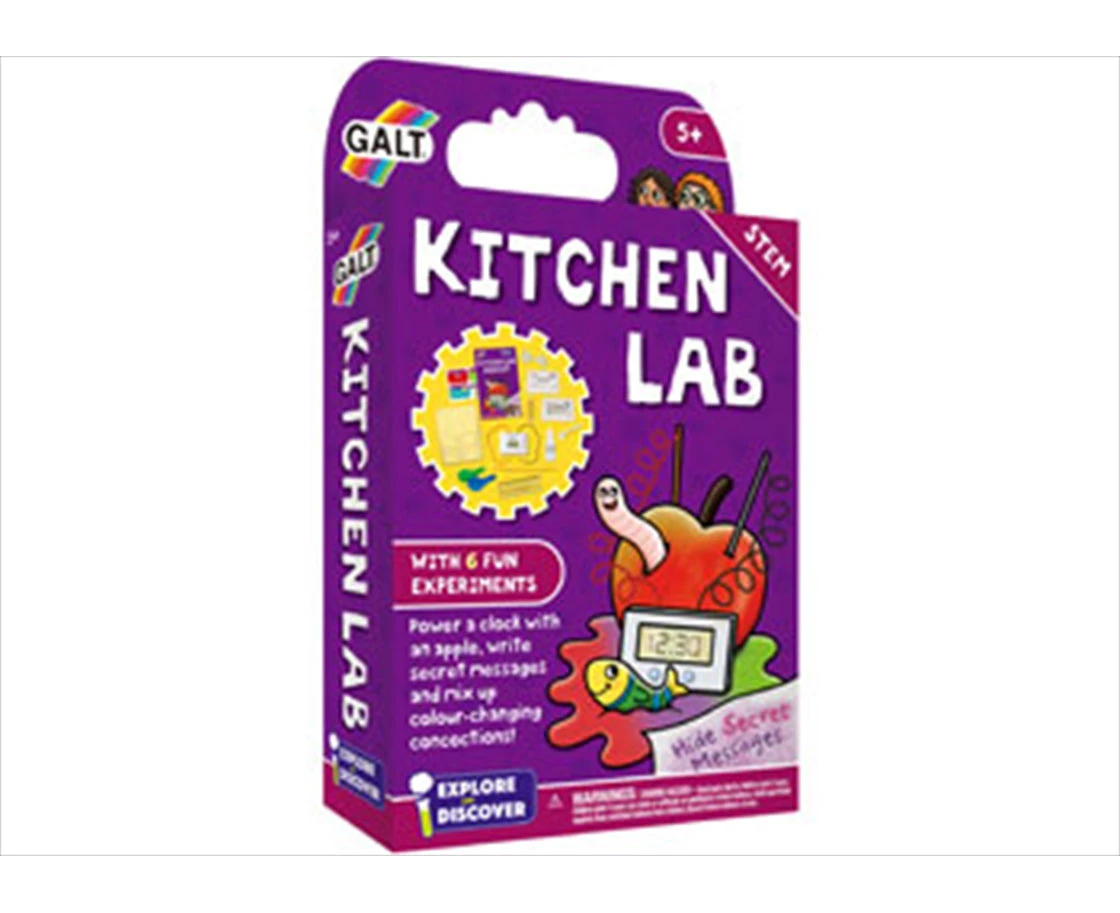 Galt Kitchen Lab Kids/Childrens STEM Science/Discovery Activity Kit Playset 5y+