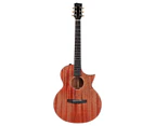 Enya M1C-EQ Solid Mahogany Acoustic Electric Guitar w/Cutaway and Preamp