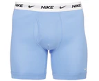 Nike Men's Everyday Cotton Boxer Briefs 3-Pack - University Blue/Game Royal/Obsidian