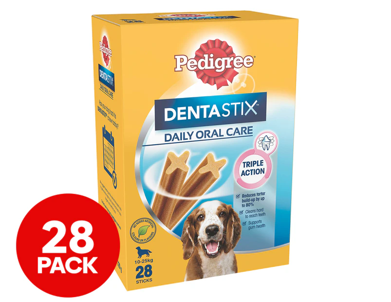 Pedigree Dentastix Medium Dog Treats 28pk