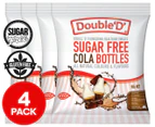 4 x Double 'D' Zero Sugar Cola Bottles 90g