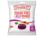 4 x Double 'D' Zero Sugar Fruit Jelly Rounds 70g