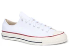 Converse Unisex Chuck Taylor 70 Low Top Sneakers - White/Garnet/Egret