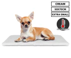 Trendy Pets 50x70cm Self Warming Pet Blanket - Cream