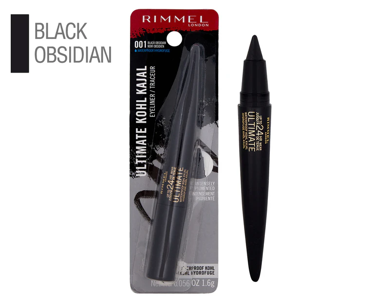 Rimmel Ultimate Kohl Kajal Eyeliner 1.6g - Black Obsidian
