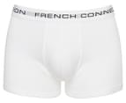 French Connection Men’s Cotton Trunks 3-Pack - Bright White 2