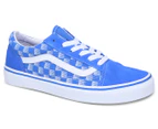Vans Unisex Kids' Old Skool Shoes - Blue/White