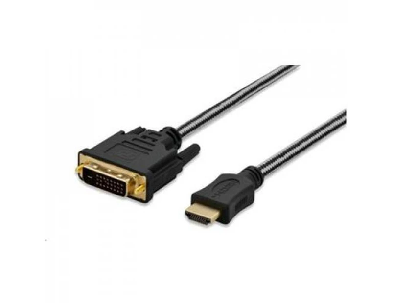 Digitus 84485 Ednet HDMI Type A (M) to DVI-D (M) 2m Monitor Cable