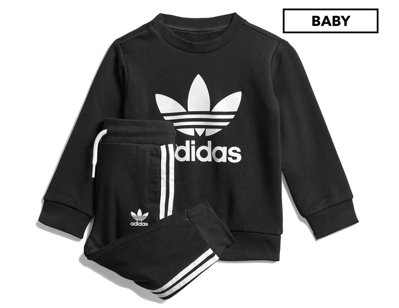 Adidas Originals Baby Crew Sweatshirt Set - Black/White