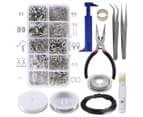 DIY Wire Jewelry Making Starter Sterling Silver & Repair Tools Craft Supply Box 1