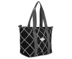 Willow City Style Extra Large Insulated Cooler Tote Bag - Black/White/Grey