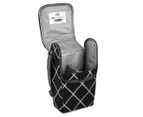 Willow City Style 2-Bottle Insulated Cooler Bag - Black/White/Grey