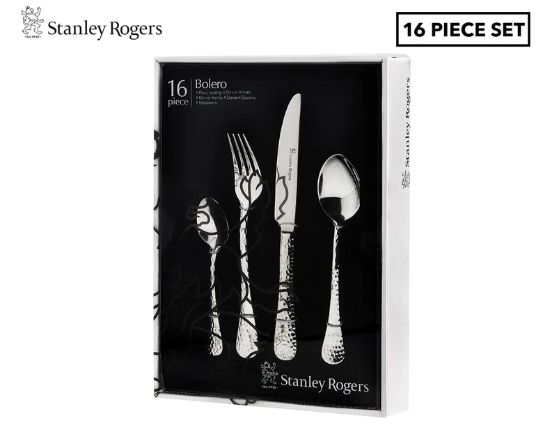 Stanley Rogers 16-Piece Bolero Cutlery Set - Silver