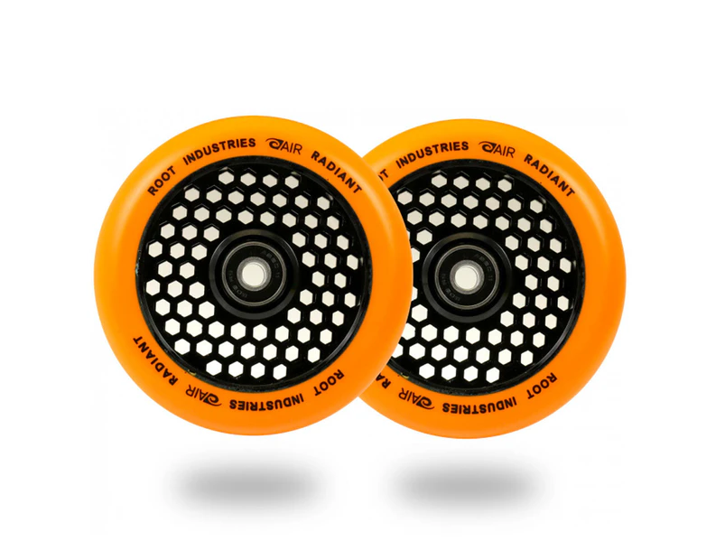 Root Industries Honeycore 110mm Scooter Wheels - Radiant Orange (Set of 2) - Orange