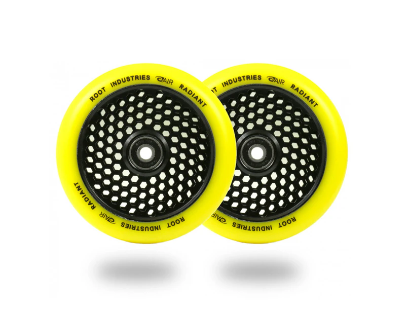 Root Industries Honeycore 120mm Scooter Wheels - Radiant Yellow (Set of 2) - Yellow
