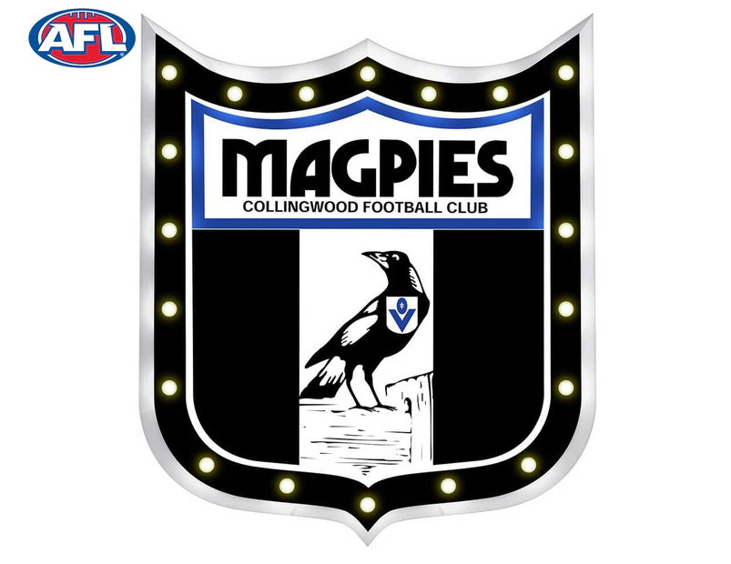 AFL Collingwood Magpies First 18 Light-Up Sign
