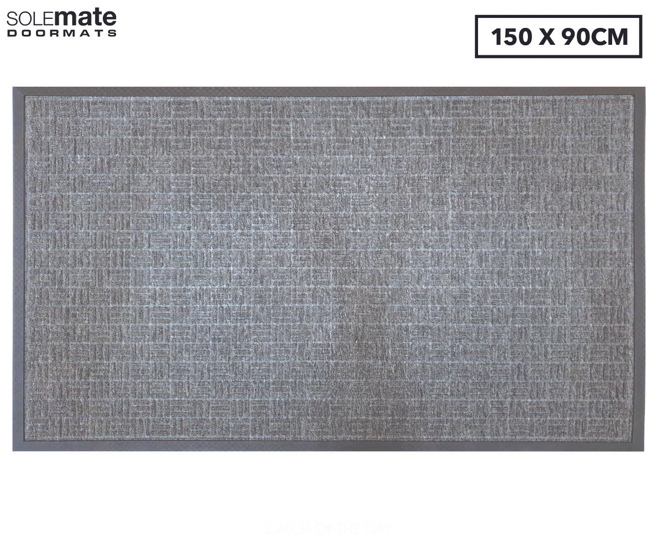 Solemate Marine Carpet Grey 90X150cm Functional Outdoor Front Doormat