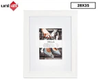 Bella Double Frame 28x35cm - Matte White