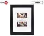 Unigift 28x35cm Bella Double Frame - Matte Black