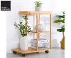 West Avenue Mobile Side Table - Natural