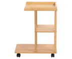 West Avenue Mobile Side Table - Natural