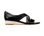 Anne Klein Women's Sandals & Flip Flops Nancie - Color: Black Leather/Black Patent