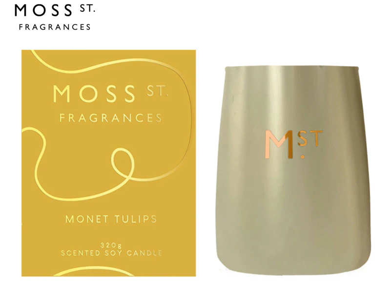 Moss St. Monet Tulips Scented Candle 320g