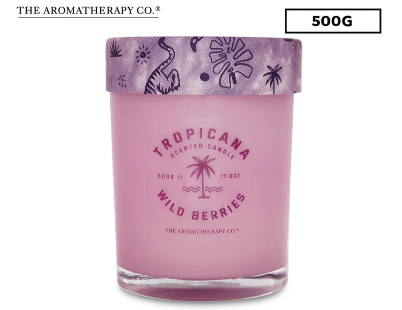 The Aromatherapy Co. Wild Berries Tropicana Scented Candle 500g