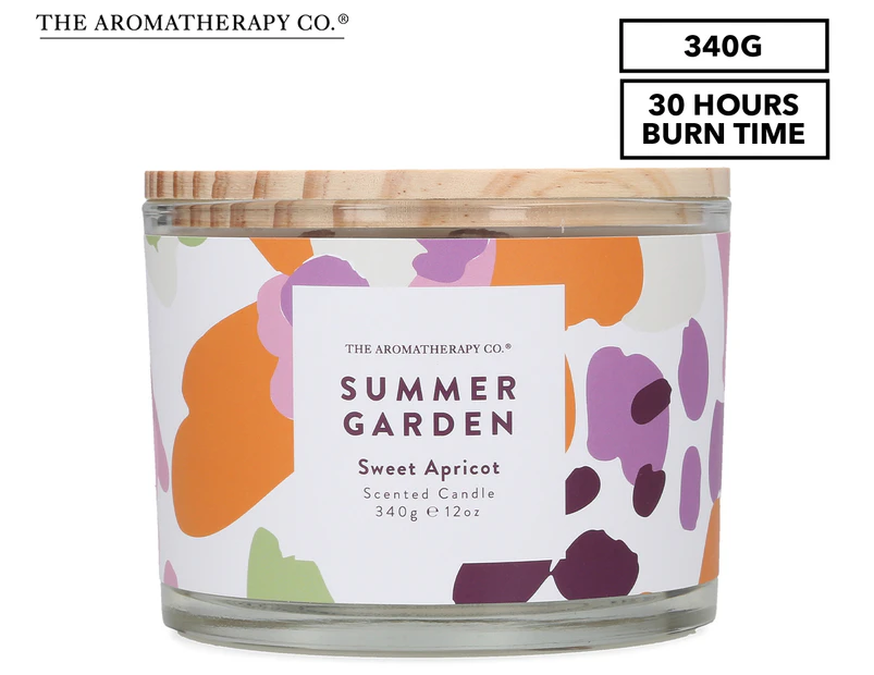 The Aromatherapy Co. Sweet Apricot Summer Garden Scented Candle 340g