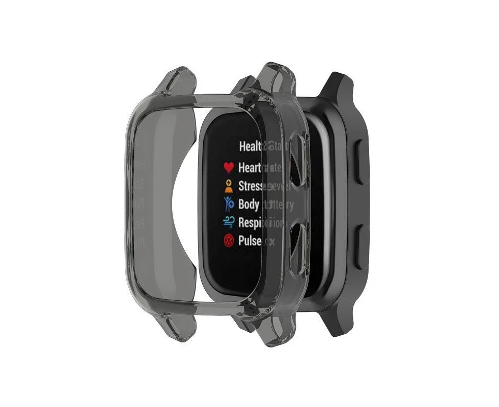 Strapmall TPU Watch Protective Case Cover for Garmin Venu SQ-Black