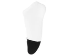 Calvin Klein Women's One Size Combed Cotton No Show Socks 3-Pack - Black/White