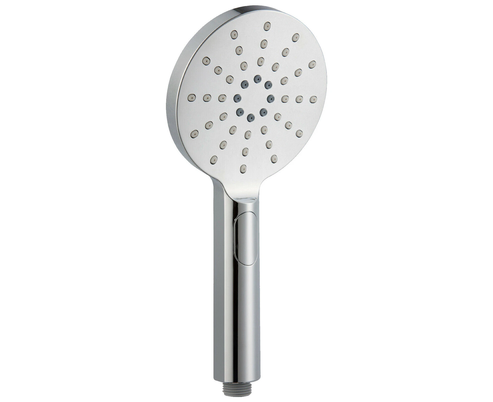 WELS Watermark Hand held Shower Head 3-Mode Spray Chrome round Massage/Rain/Mix