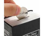 Dictionary Book Secret Safe Money Jewellery Security Box Key Lock Piggy Bank - Black