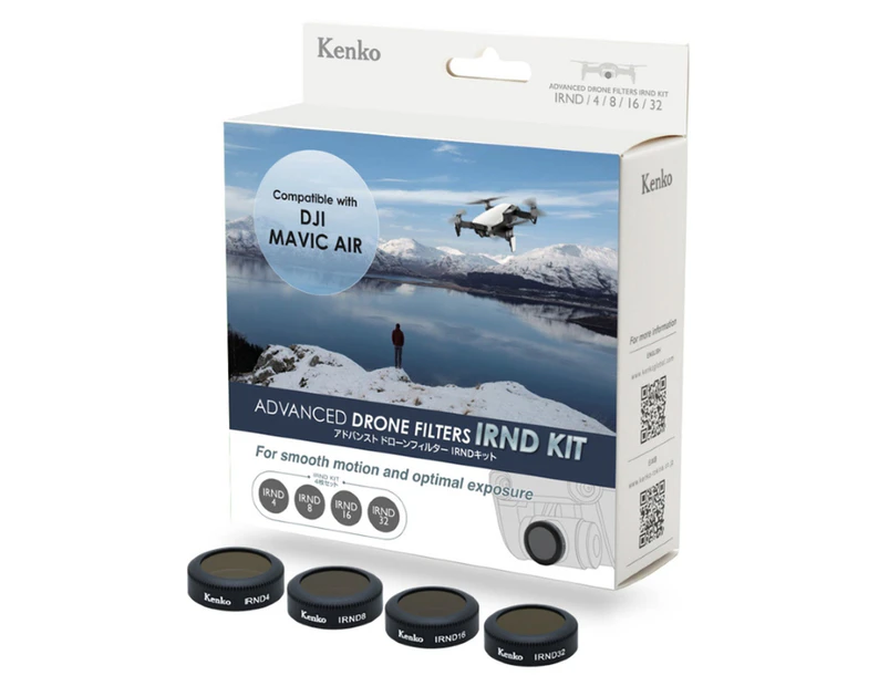 Kenko 4pcs Advanced Drone Camera Filter Kit for DJI Mavic Air IRND ND4/8/16/32