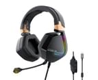 BlitzWolf BW-GH2 RGB 7.1 Ch USB Wired Gaming Headset Headphone with Microphone - 3.5mm AUX 1