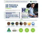 He Focus & De-Stress Formula - 60 Tablets