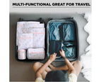 6 Pcs Mesh Laundry Bags Travel Storage Organizer Pack,Tree