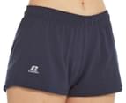 Russell Athletic Women's Essential Jersey 3" Inseam Shorts - Navy 1