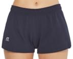Russell Athletic Women's Essential Jersey 3" Inseam Shorts - Navy 2